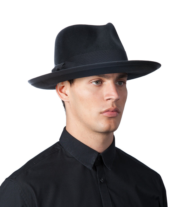Tyler Hat For Men Black Eric Javits