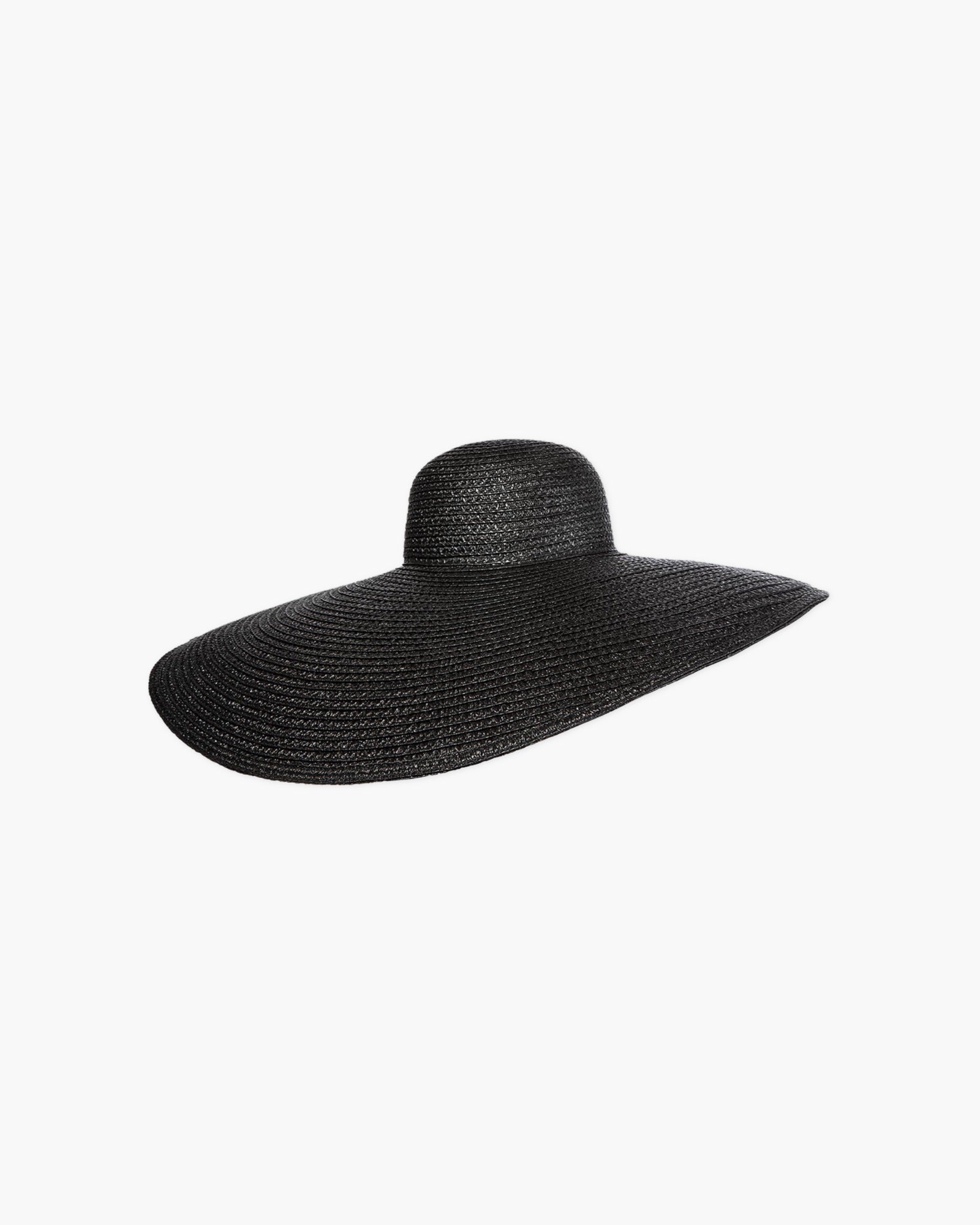OLD JOE&CO. WIDE BRIM STRAW HAT 帽子 BLACK The 1900 - Black Toyo Straw Wide Brim Hat — East Village Hats