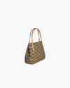 SQUISHEE® ISLA STRAW BAG Black Mix Eric Javits