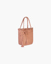 SQUISHEE® BARDOT STRAW TOTE Terracotta Eric Javits