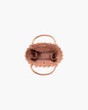 SQUISHEE® BARDOT STRAW TOTE Terracotta Eric Javits