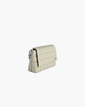 Gridd Crossbody Alabaster Leather Handbag Eric Javits