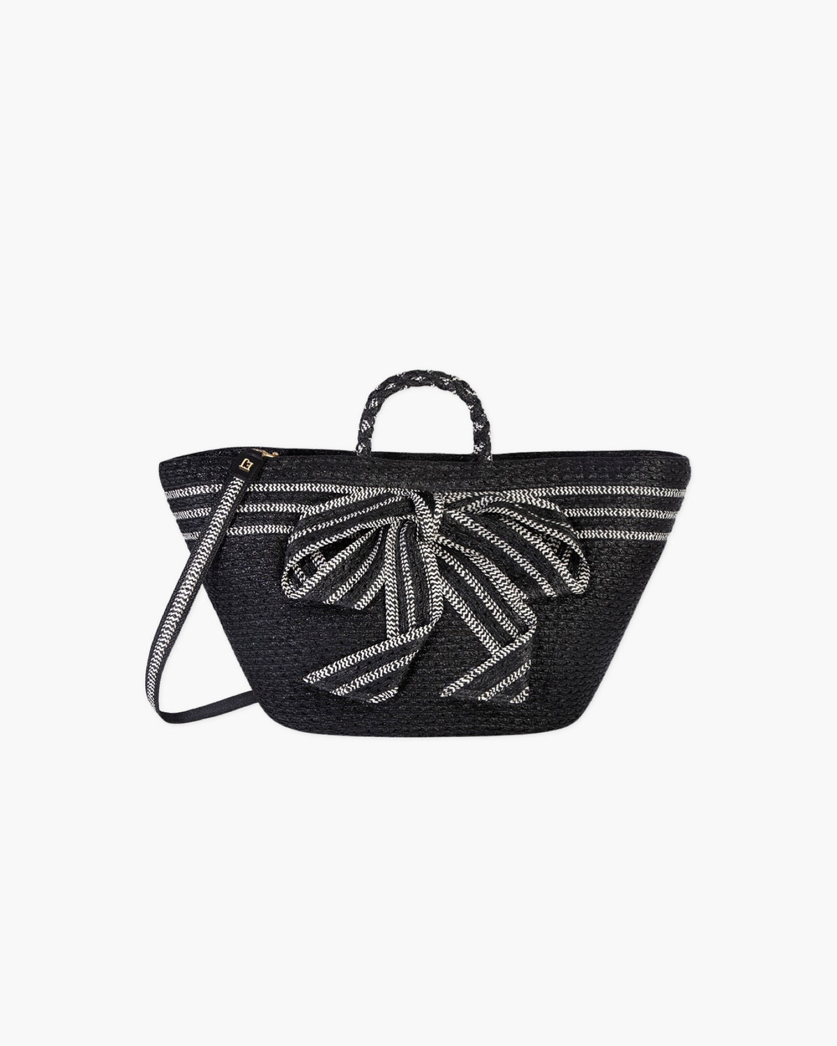 GRAN ANTOINETTE STRAW BAG OriginalBlack Mix Eric Javits