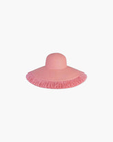 Floppy With Fringe Coral Pink Eric Javits