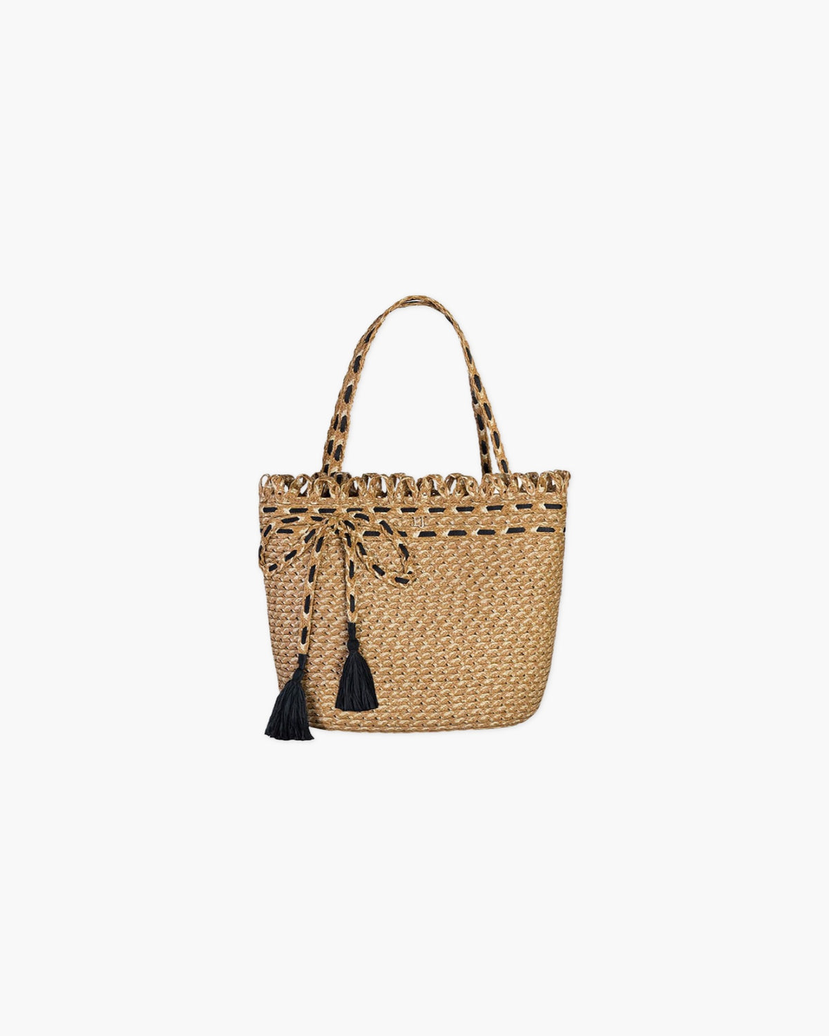 Estée Lauder Straw handbag with snakeskin material Estée Lauder Straw handbag with snakeskin material