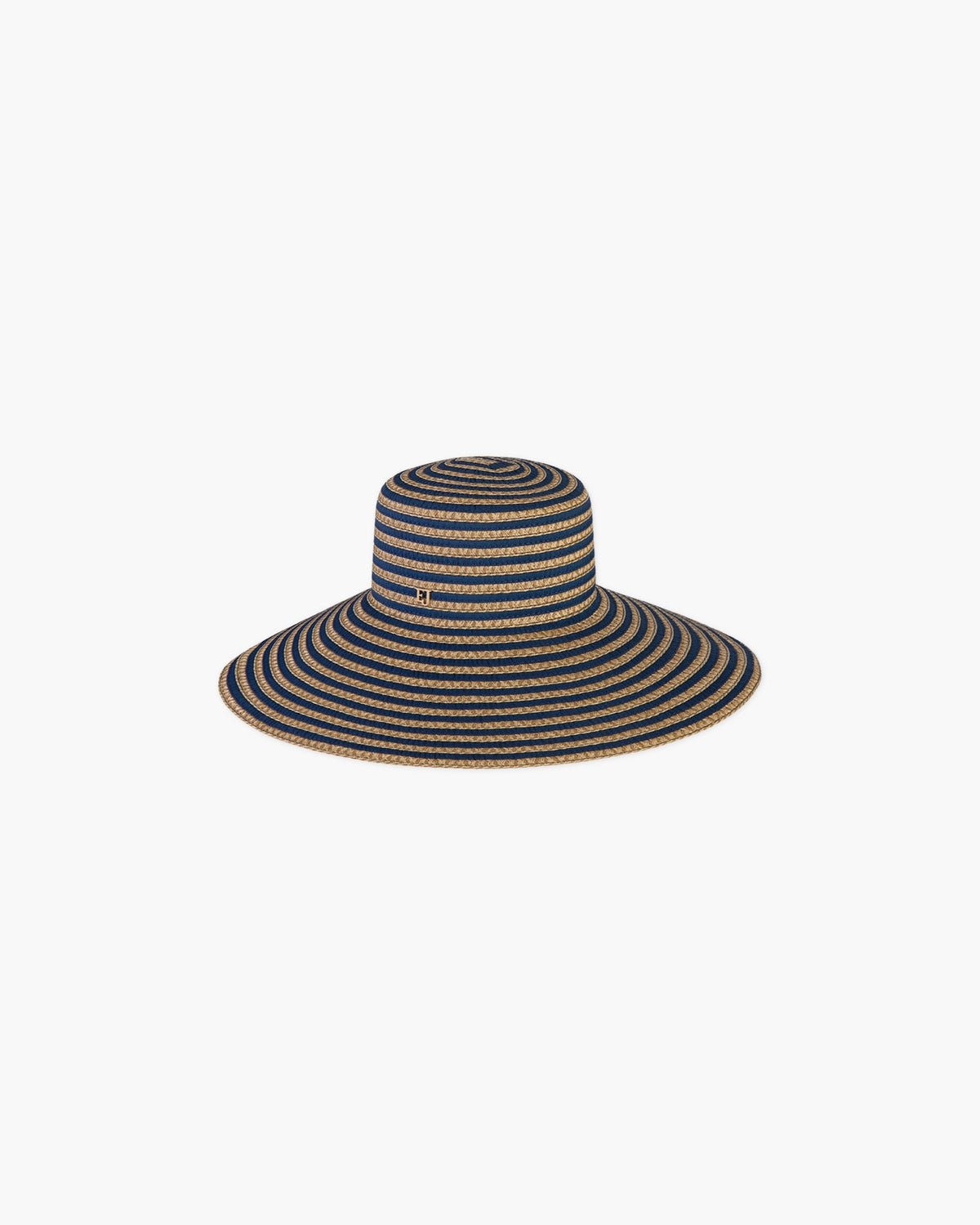 Margot Straw Hat Navy Mix Eric Javits