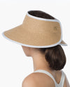 Eric Javits Women Hats Peanut/White Lil Squishee® Visor