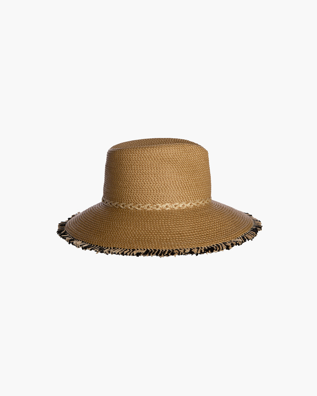 Mykonos Straw Hat | Fedora Designer Sunhat| Eric Javits | Eric Javits
