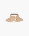 Eric Javits Women Hats Peanut/White Lil Squishee® Visor