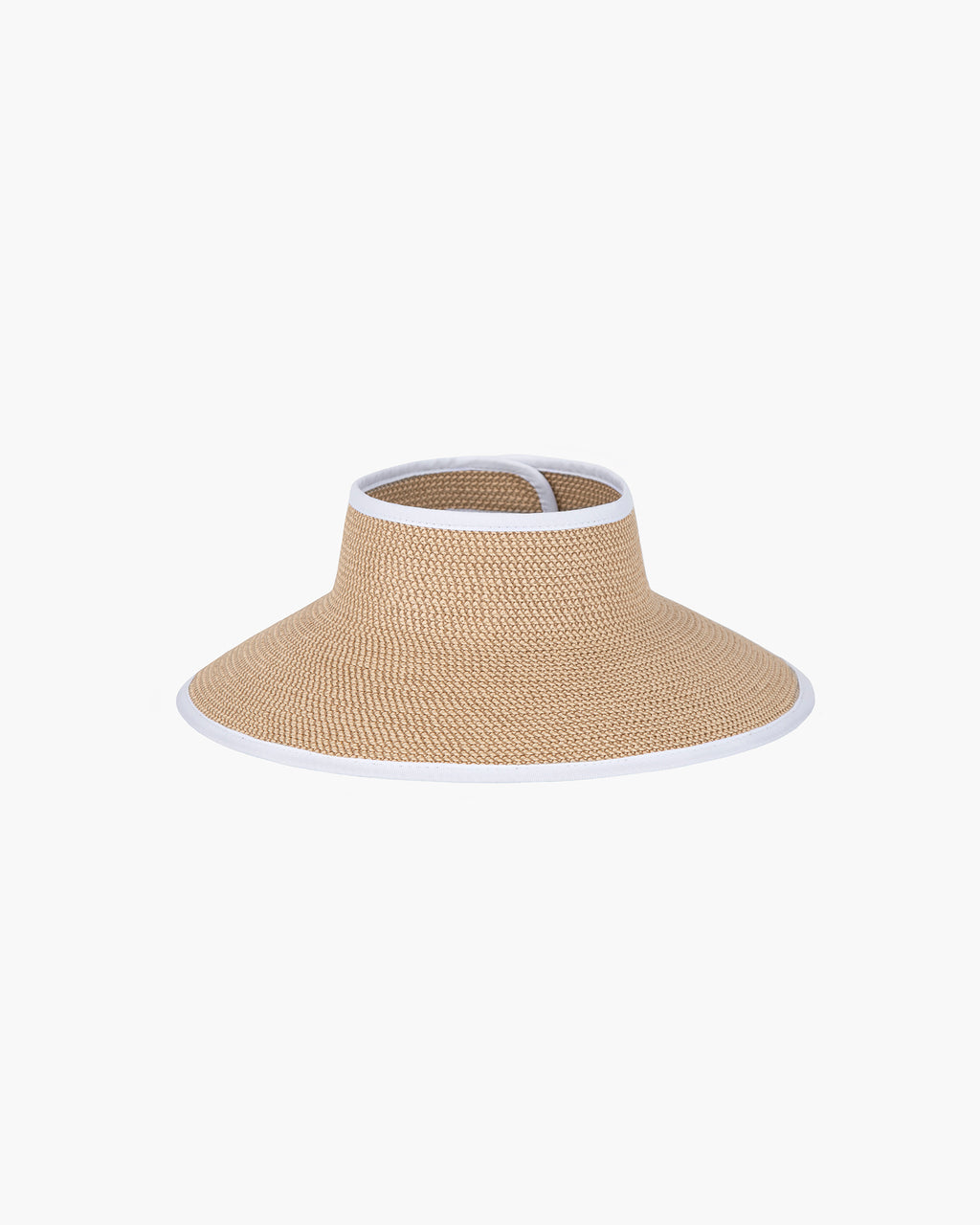 Eric Javits Women Hats Peanut/White Lil Squishee® Visor