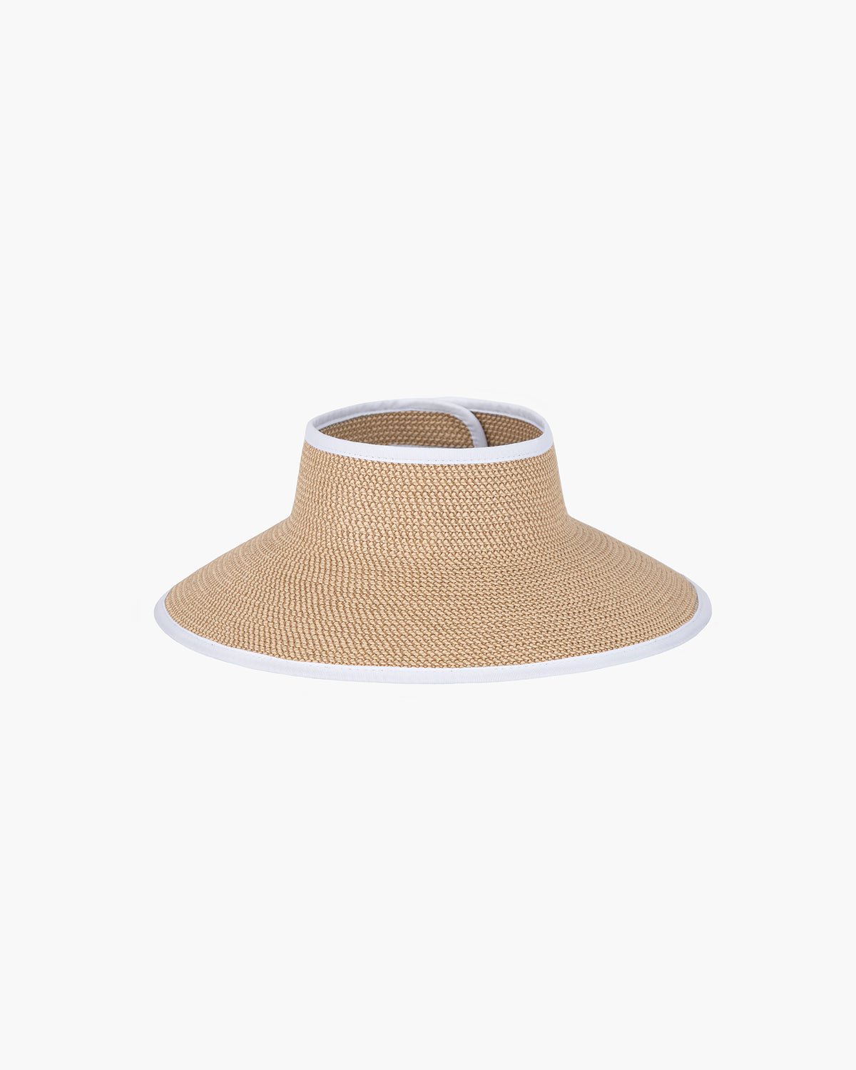 Eric Javits Women Hats Peanut/White Lil Squishee® Visor