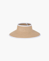 Eric Javits Women Hats Peanut/White Lil Squishee® Visor