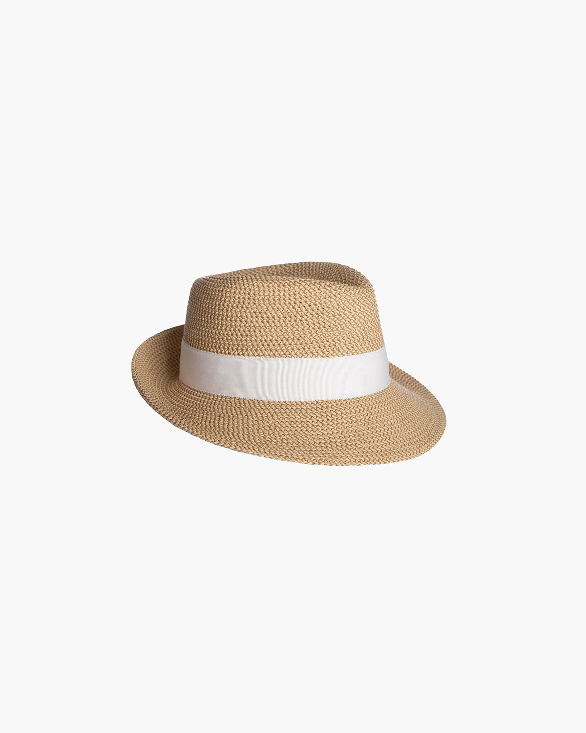 ?ERIC JAVITS? Sunshade Squishee Packable Straw Fedora Hat ~ OS Cream NWOT SS21_13582_SQUISHEE_CLASSIC_NA  main image 3