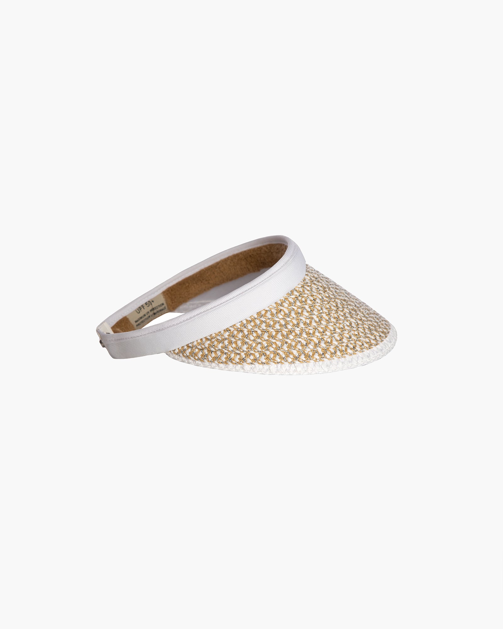 Bradfield Visor | Women's Raffia Straw | Eric Javits