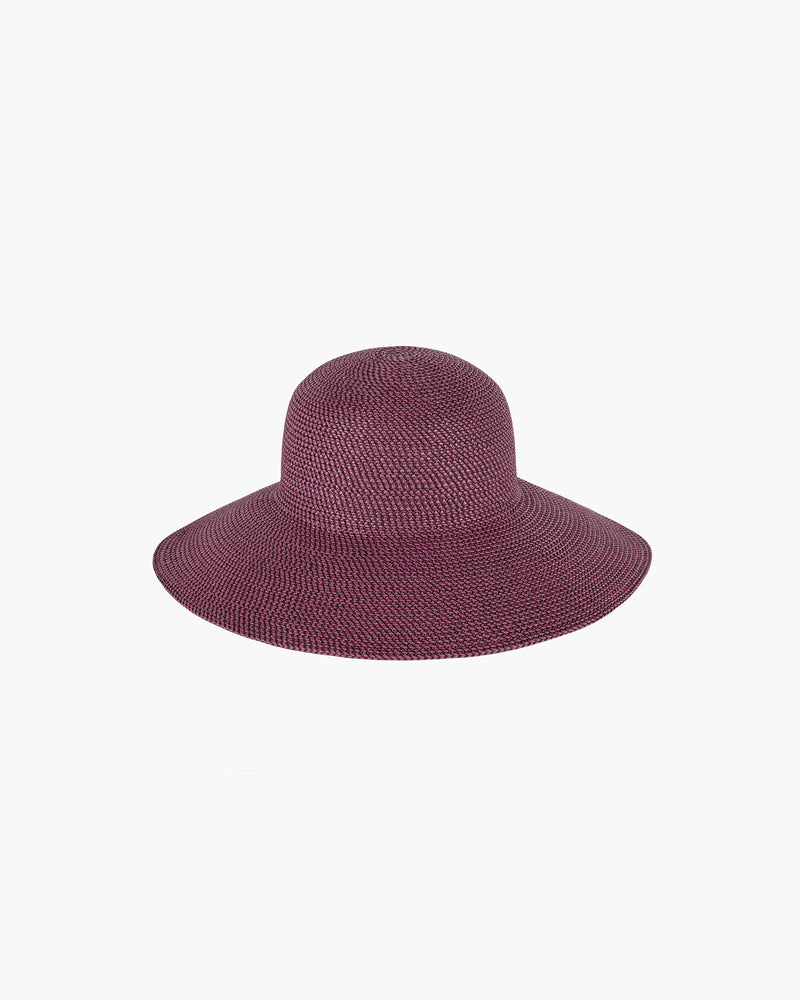 Eric Javits Women Hats Mauve Speckle Hampton Hat