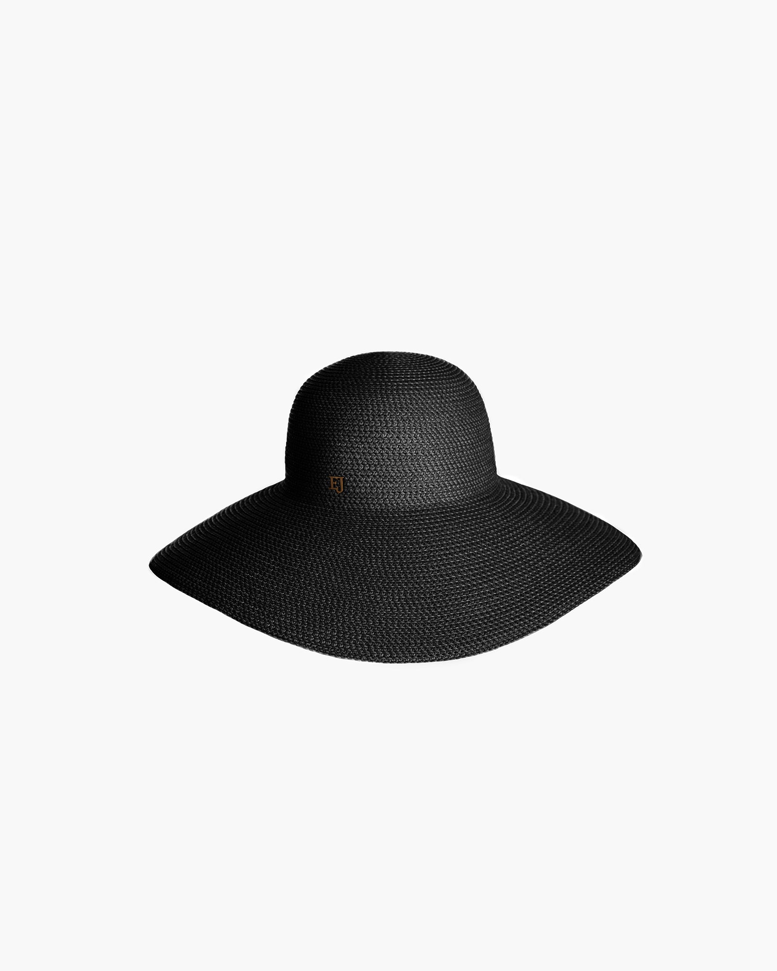 Bella I Rollable Floppy Hat | Raffia Straw | Original Black | Eric