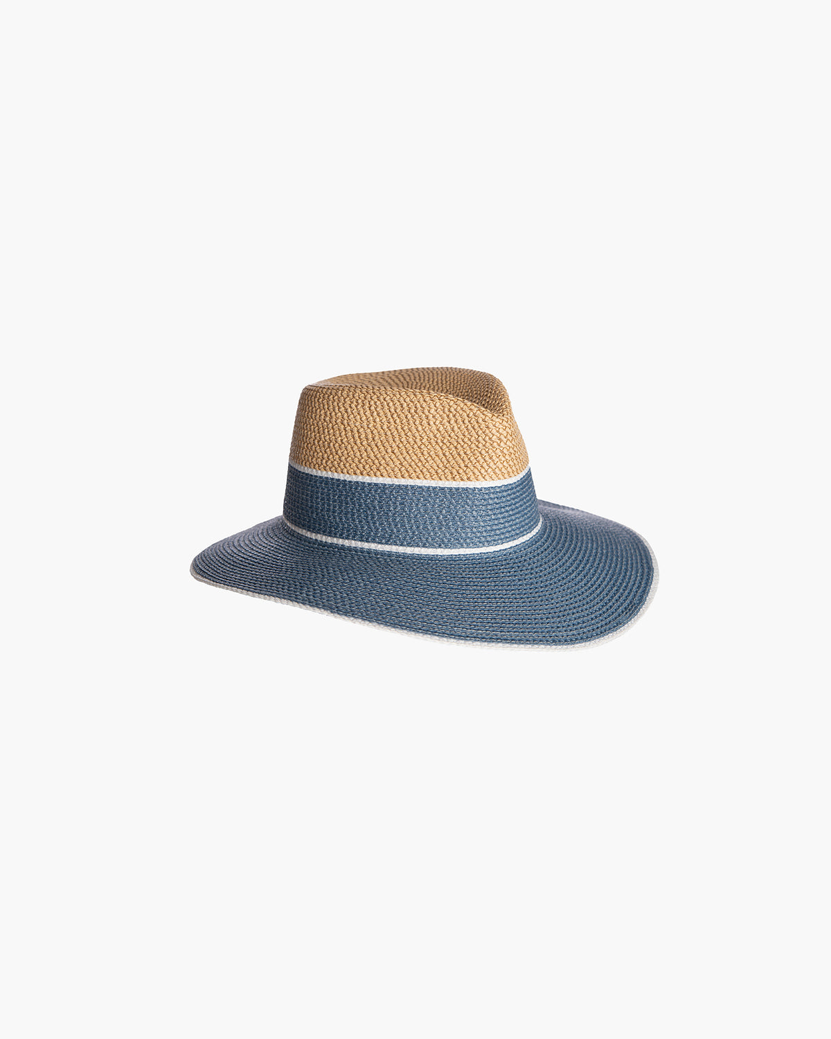 Eric Javits Blue Mix Georgia Fedora Hat For Men