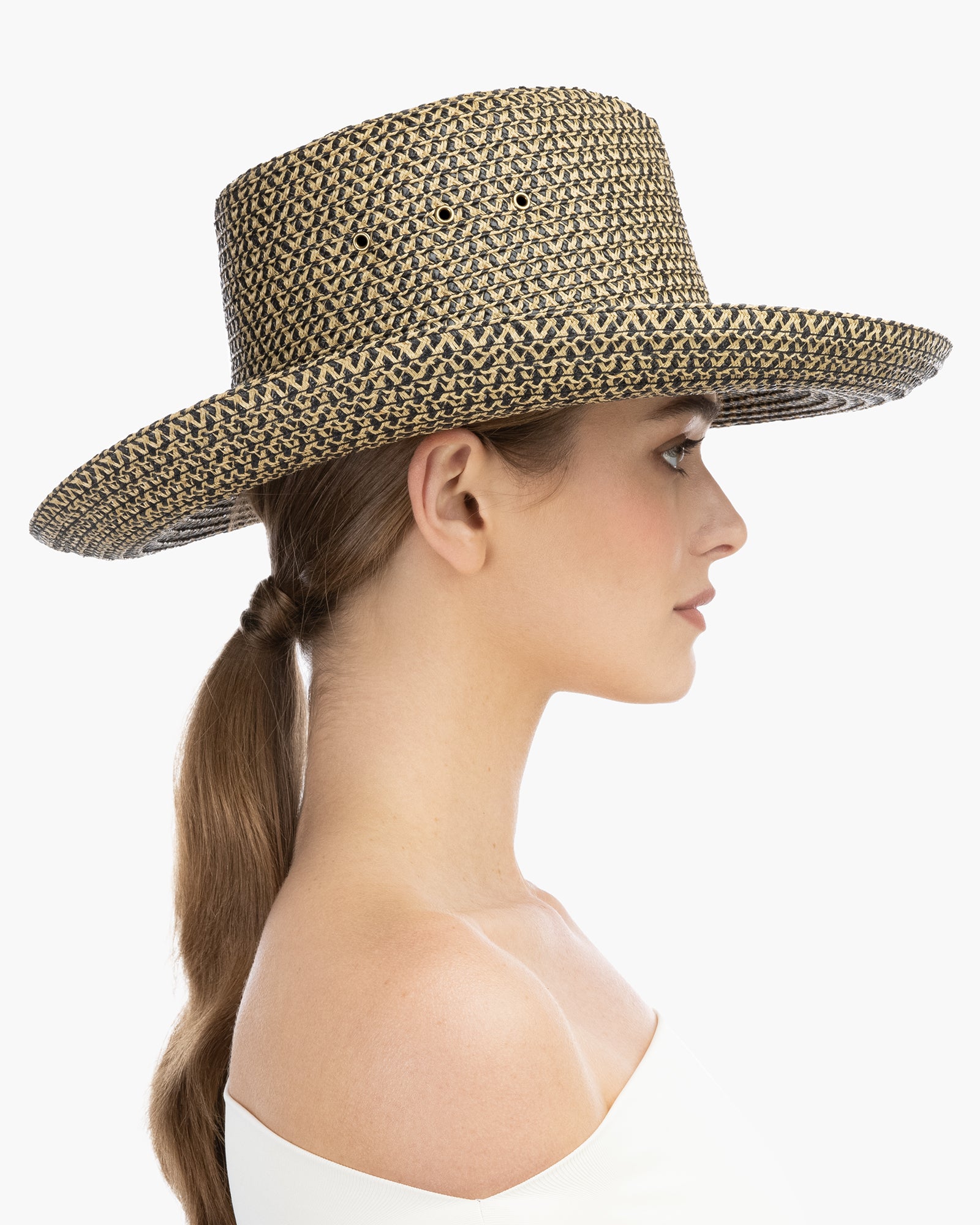 ゆあみ♡ Chapeau d' O Bao Canotier Wide Camp Jav Fedora Hat | Women's Fedora | Eric Javits