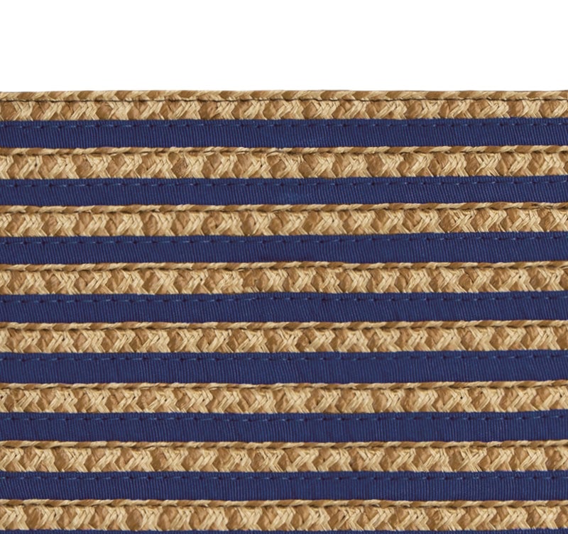 Margot Straw Hat Navy Mix Eric Javits