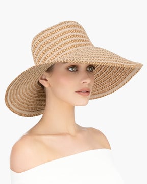 Margot Straw Hat Peanut Eric Javits