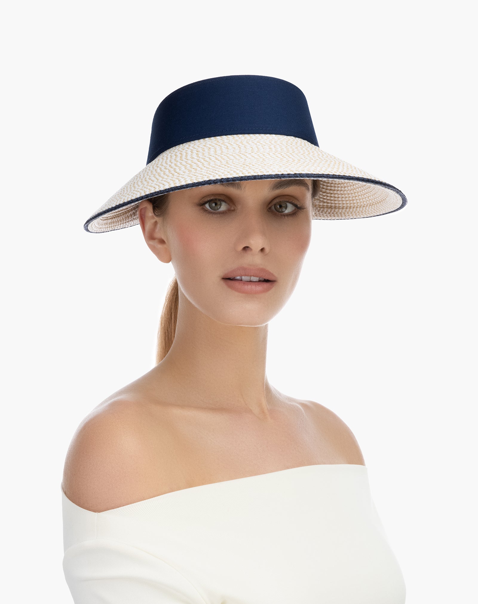 Champ II White Mix/Navy Eric Javits