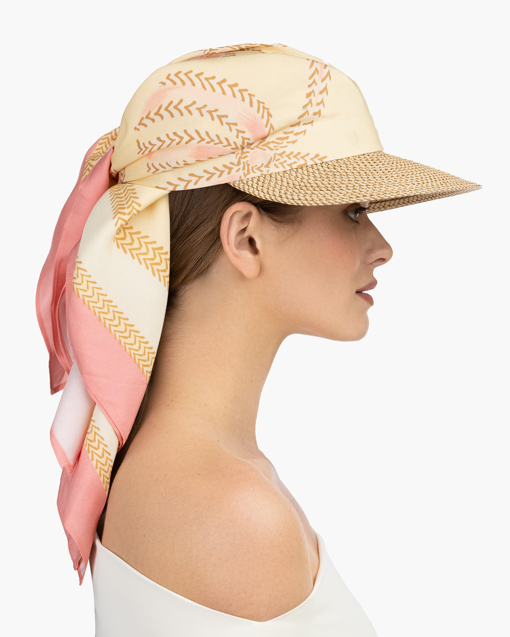 Bandana Visor Peanut Mix Eric Javits