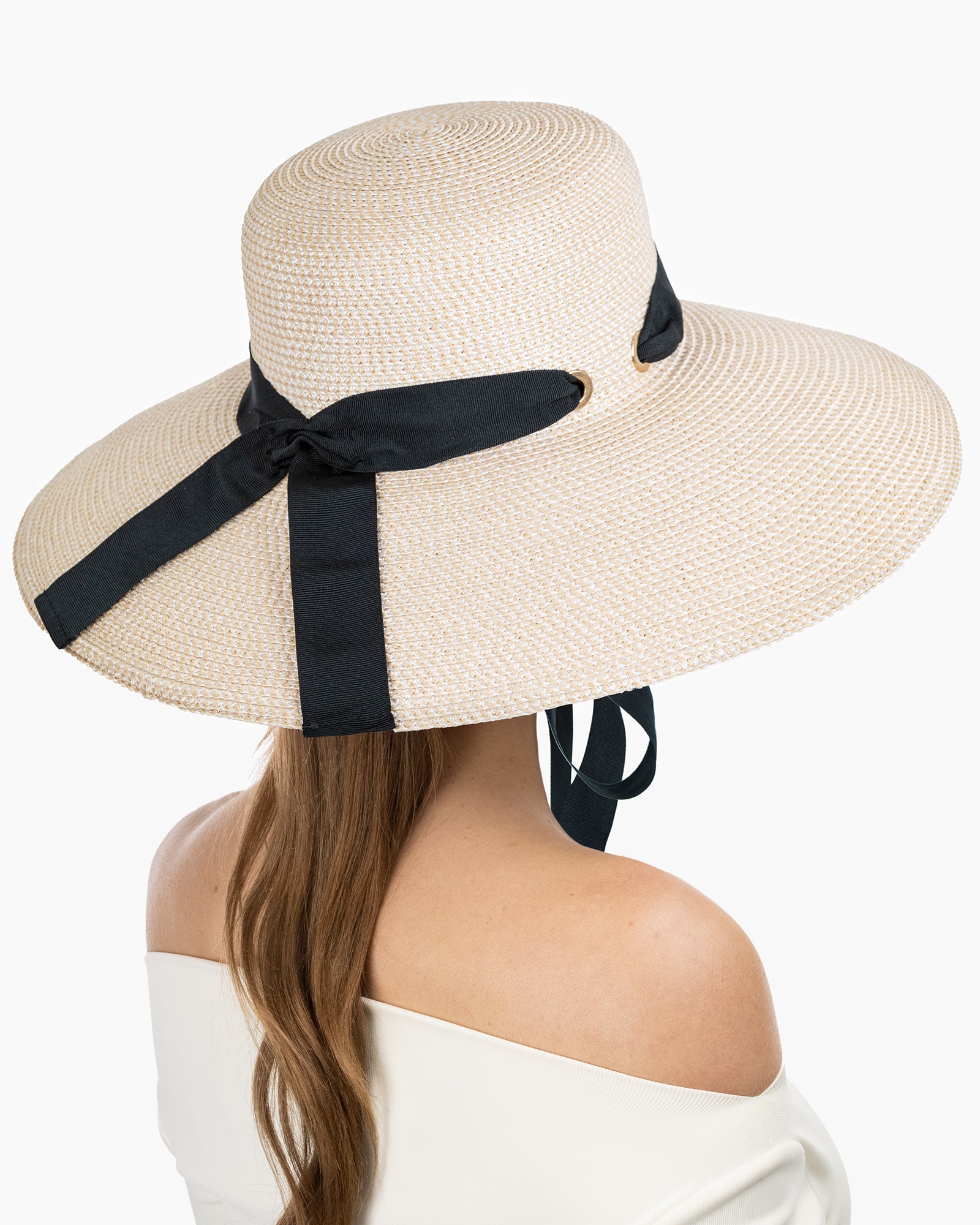 Artista Straw Floppy | Wide Brim Ribbon | Eric Javits