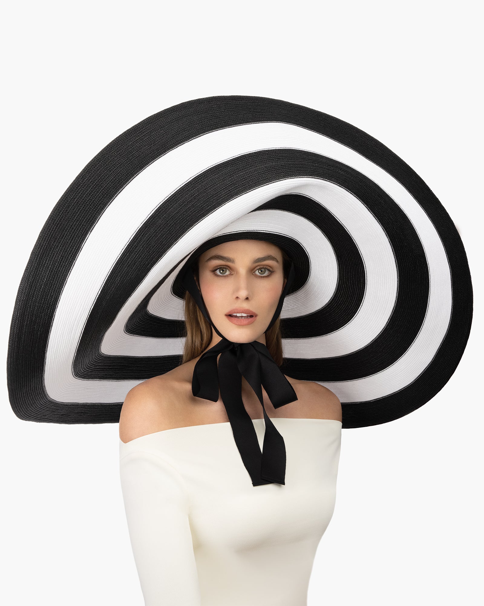 Gigantic Javits Striped Black/White Eric Javits