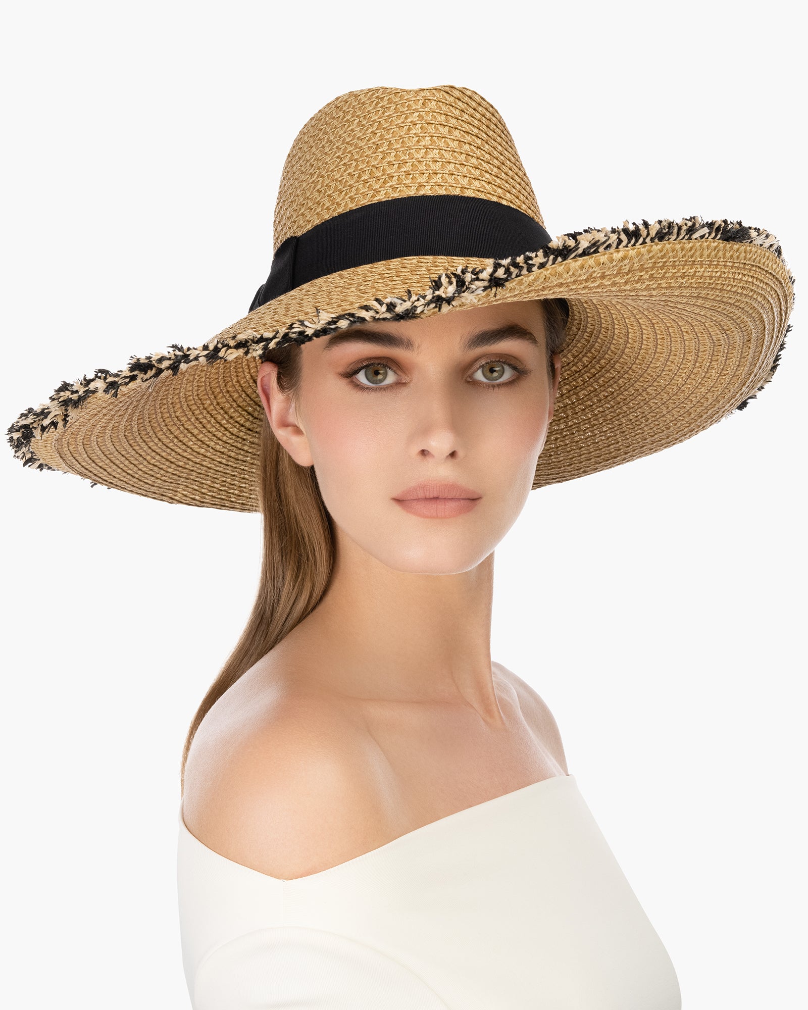 Caroline Natural/Black Mix Eric Javits