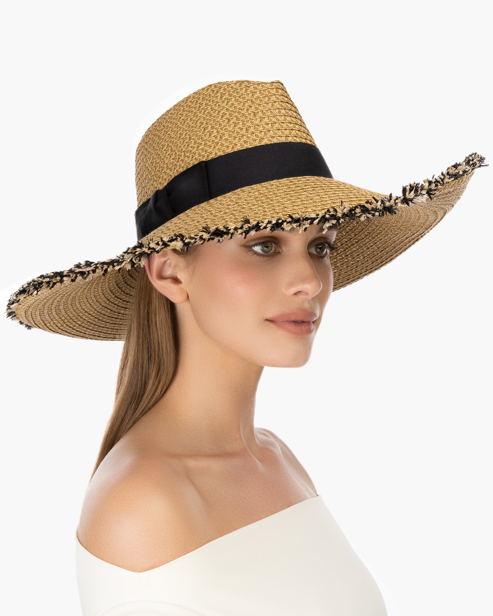 Caroline Natural/Black Mix Eric Javits