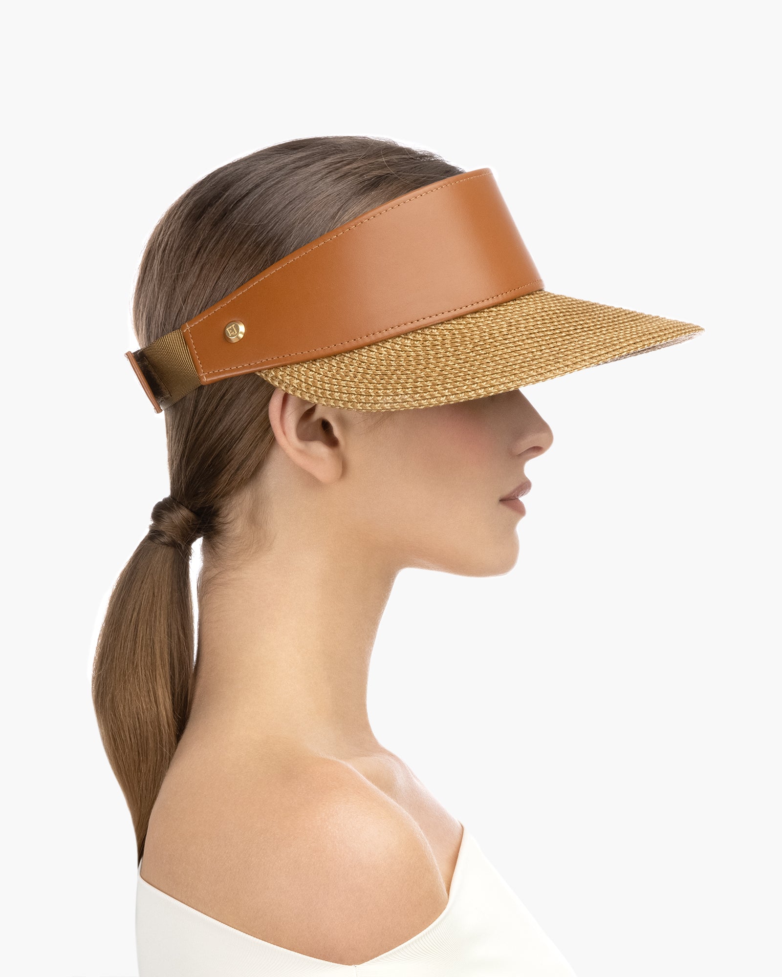 Tesio Champ Visor Hat | Women's Straw Hat | Eric Javits