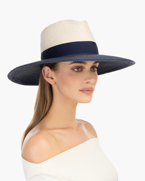 Lady Daphne White Mix/Navy Eric Javits 