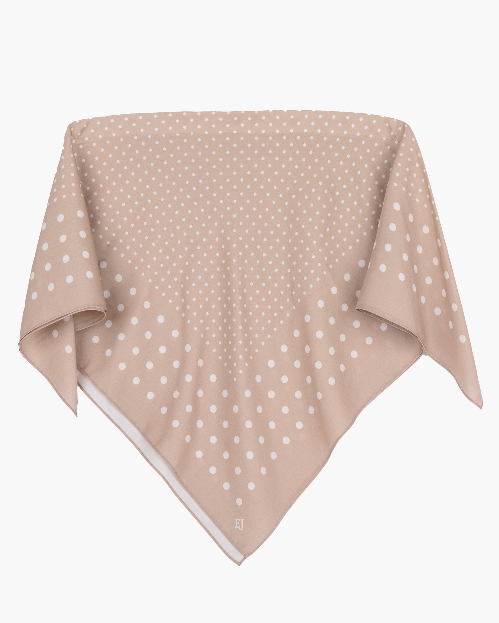 Dot Scarf Visor Cream/Almondine Eric Javits