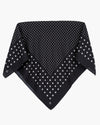 Dot Scarf Visor Natural/Black Eric Javits