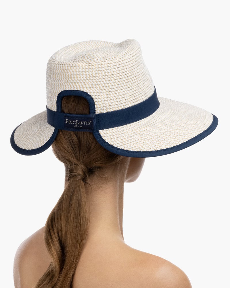 Suncrest White Mix/Navy Eric Javits