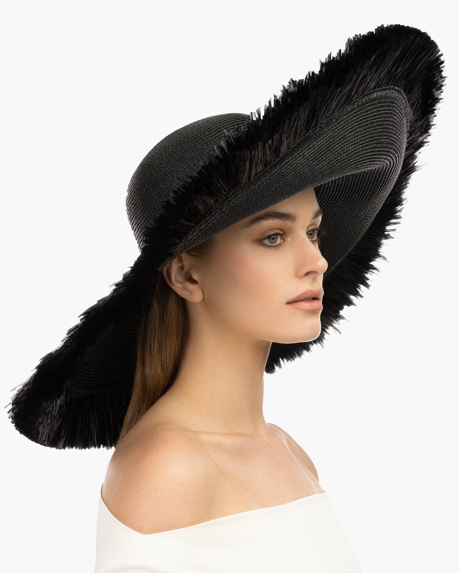 Floppy With Fringe OriginalBlack Eric Javits