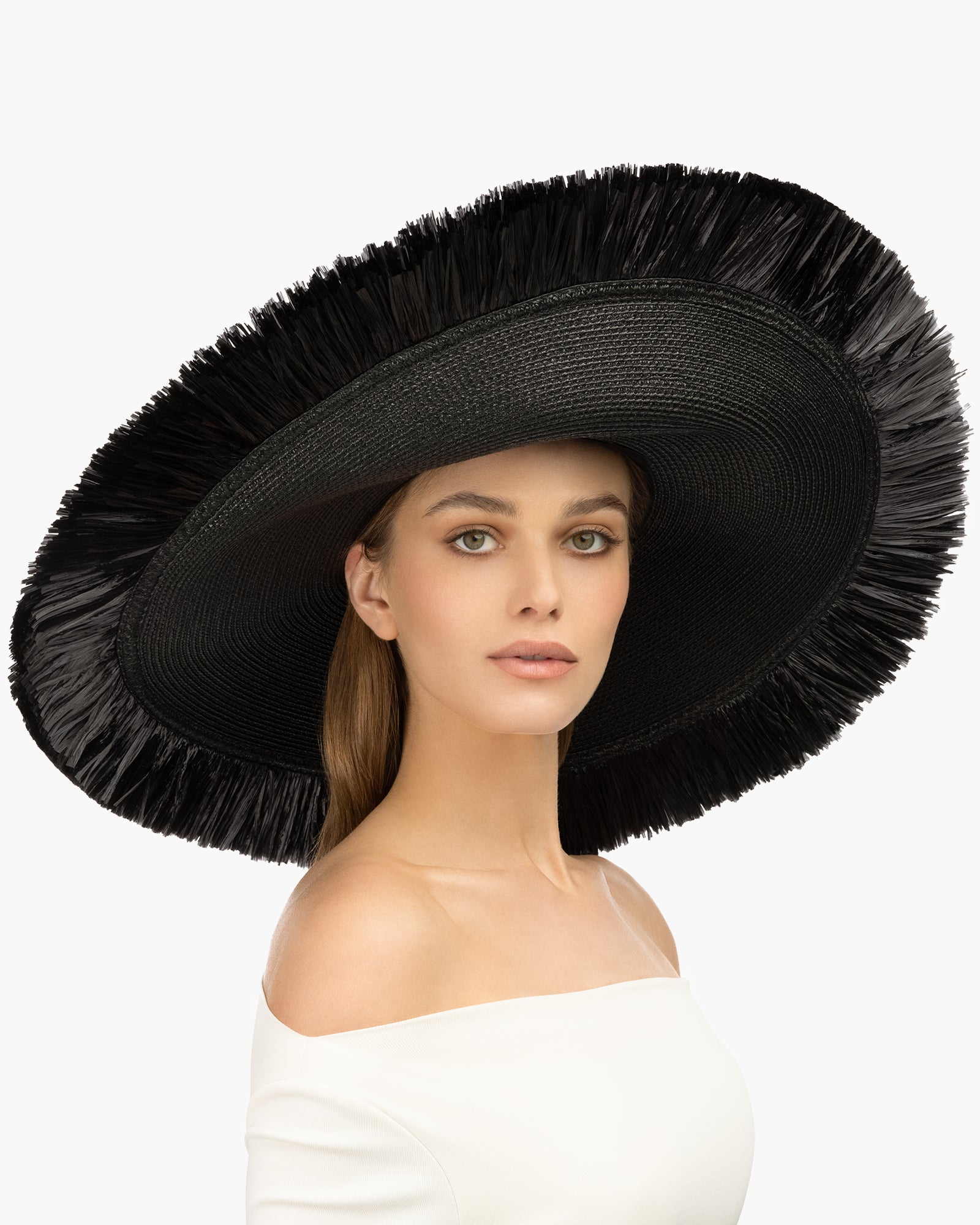 Floppy With Fringe OriginalBlack Eric Javits