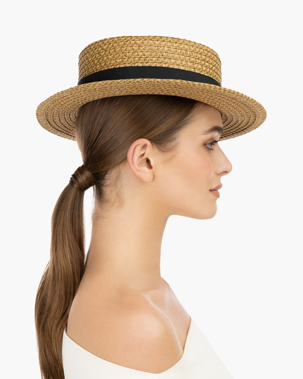 Boater Natural/Black Eric Javits