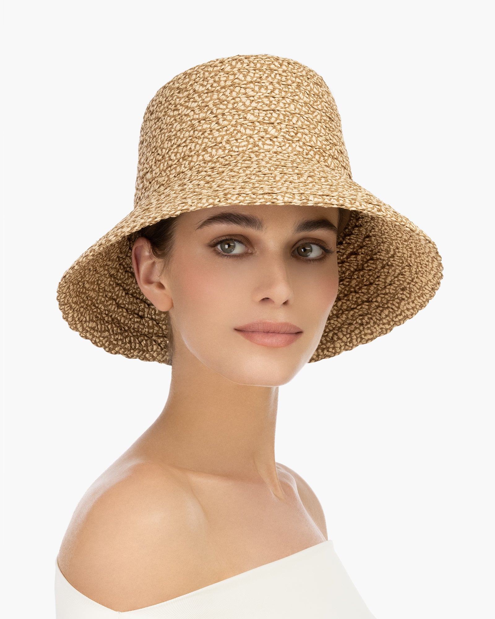 Valeria Bucket Hat | Straw Squishee | Eric Javits