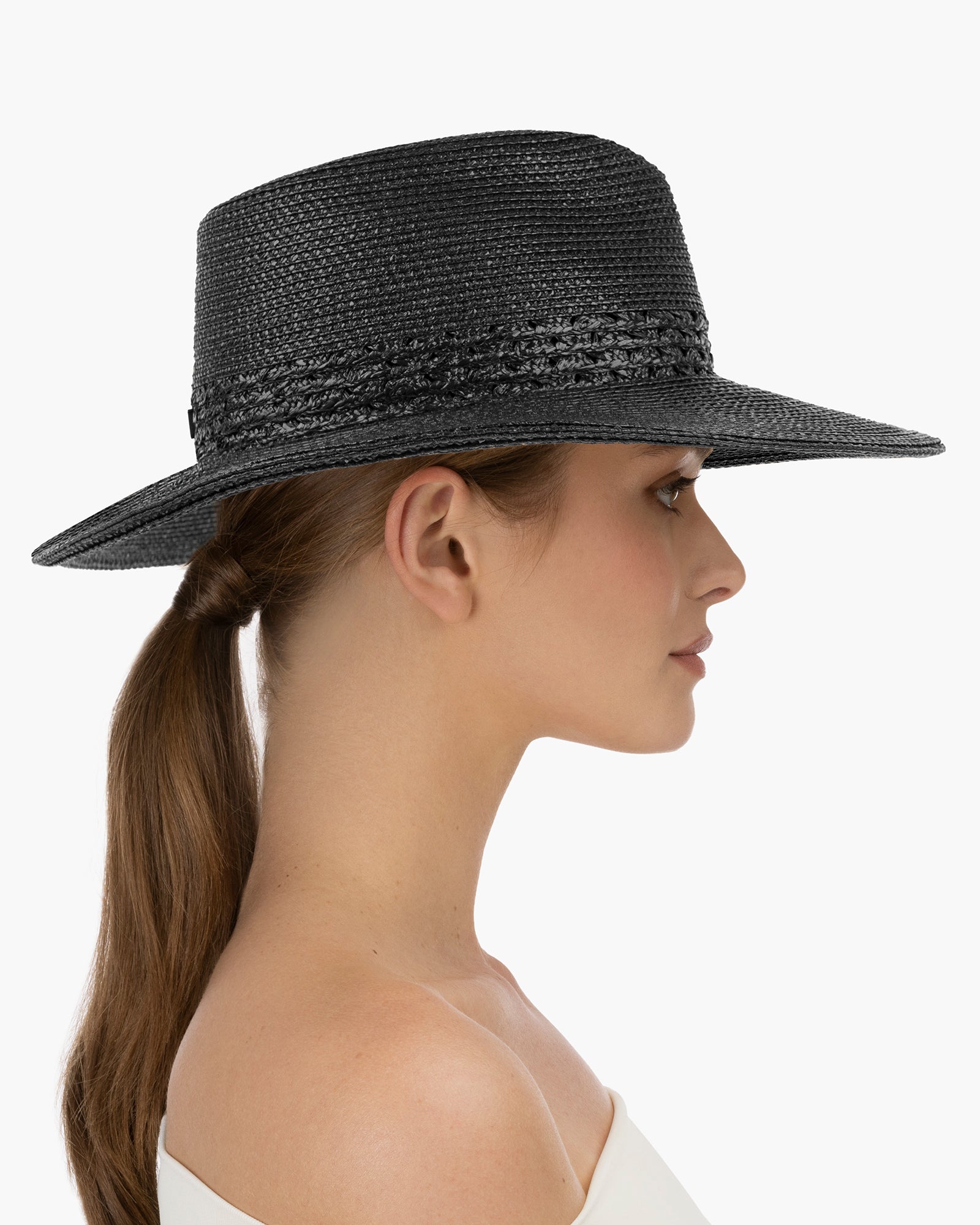 Squishee® Bayou Fedora Hat Black Eric Javits