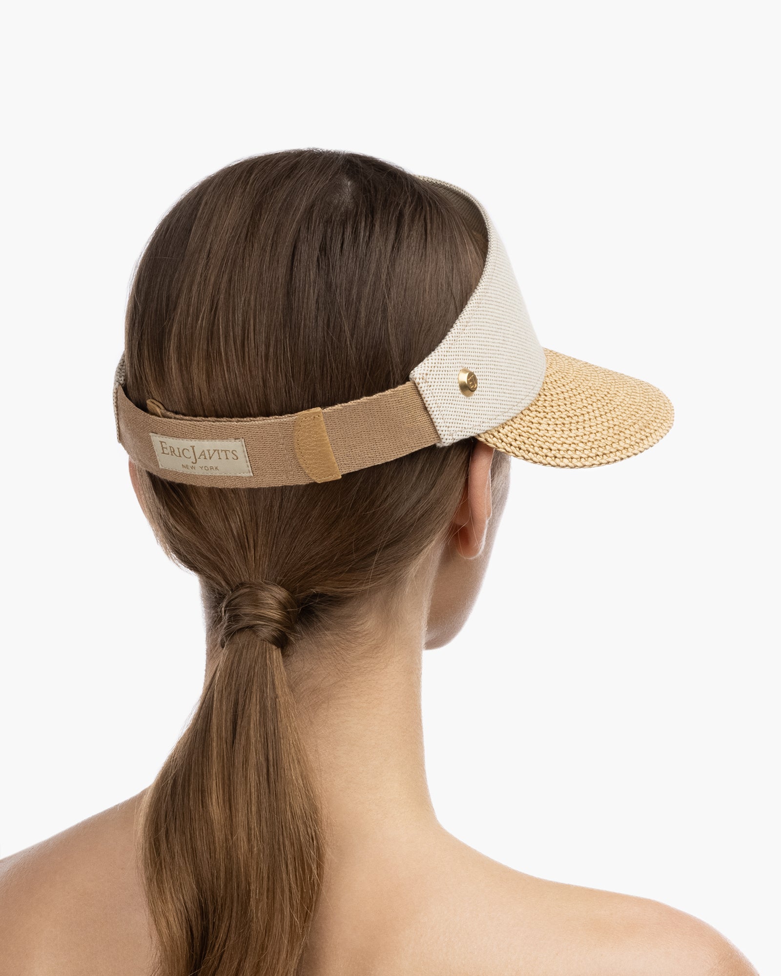 Arles Champ Visor | Cotton Canvas Band | Eric Javits