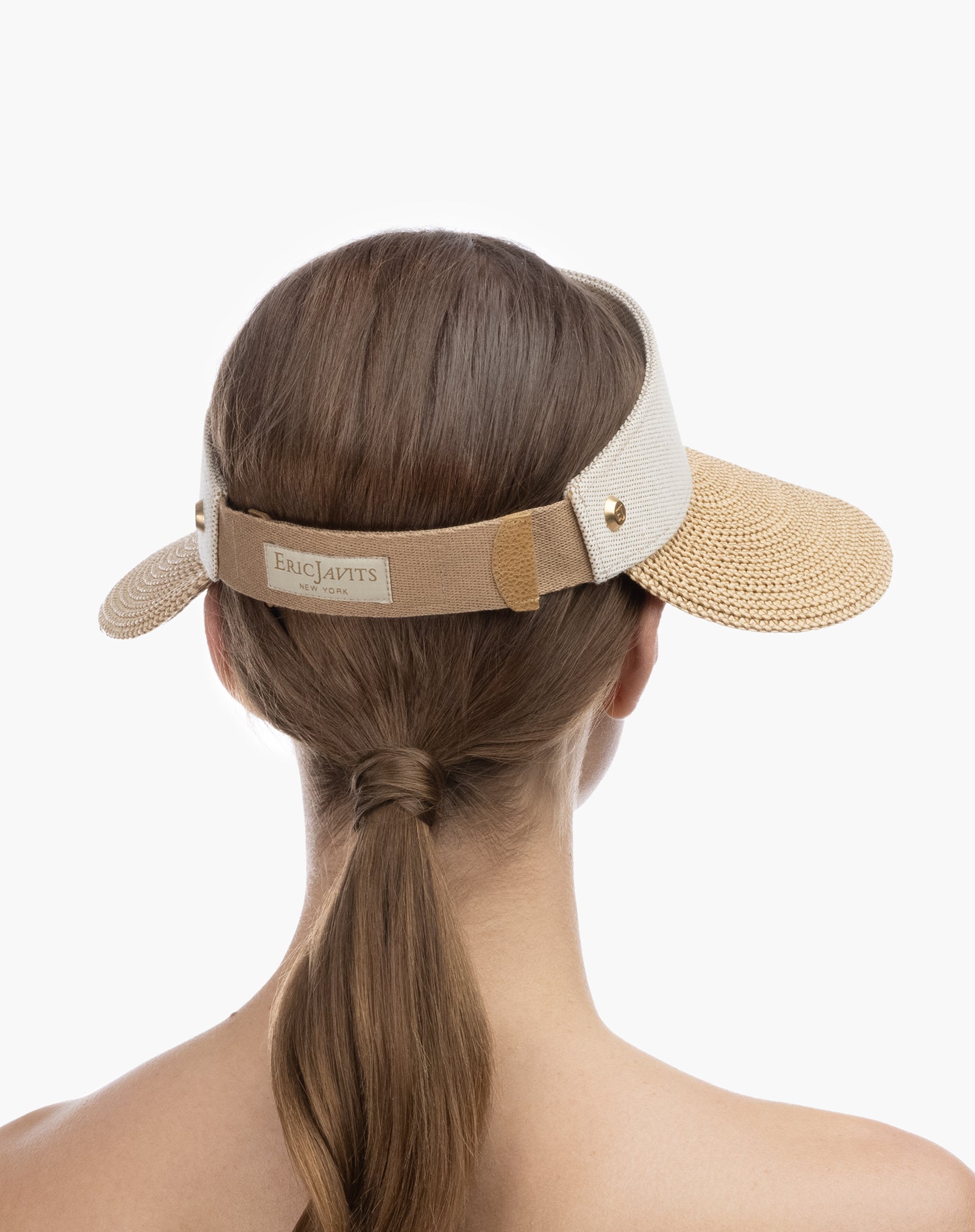 Arles Champ II Visor | Canvas Cotton Band | Eric Javits