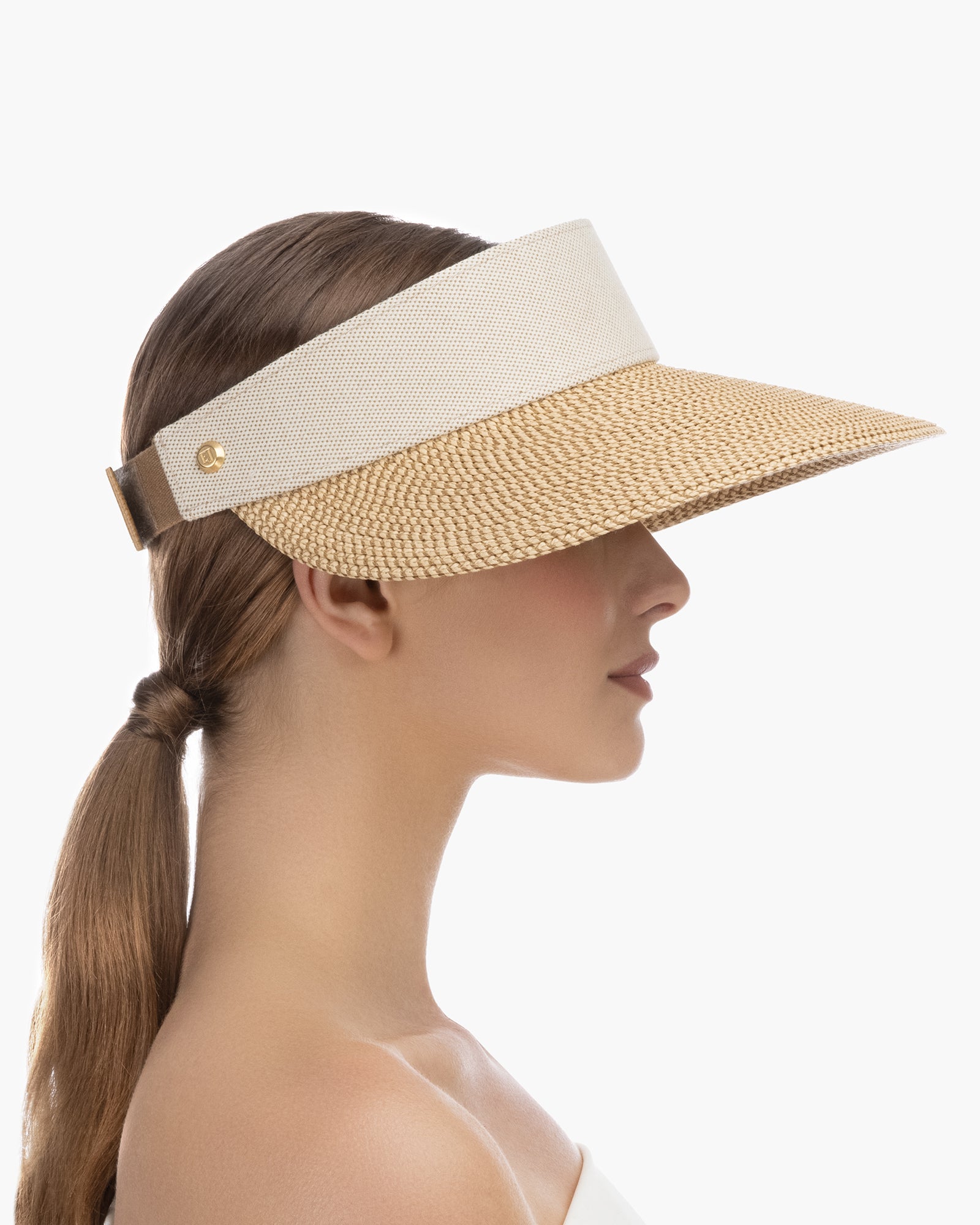 チャメロップス　アンディーページ Arles Champ II Visor | Canvas Cotton Band | Eric Javits
