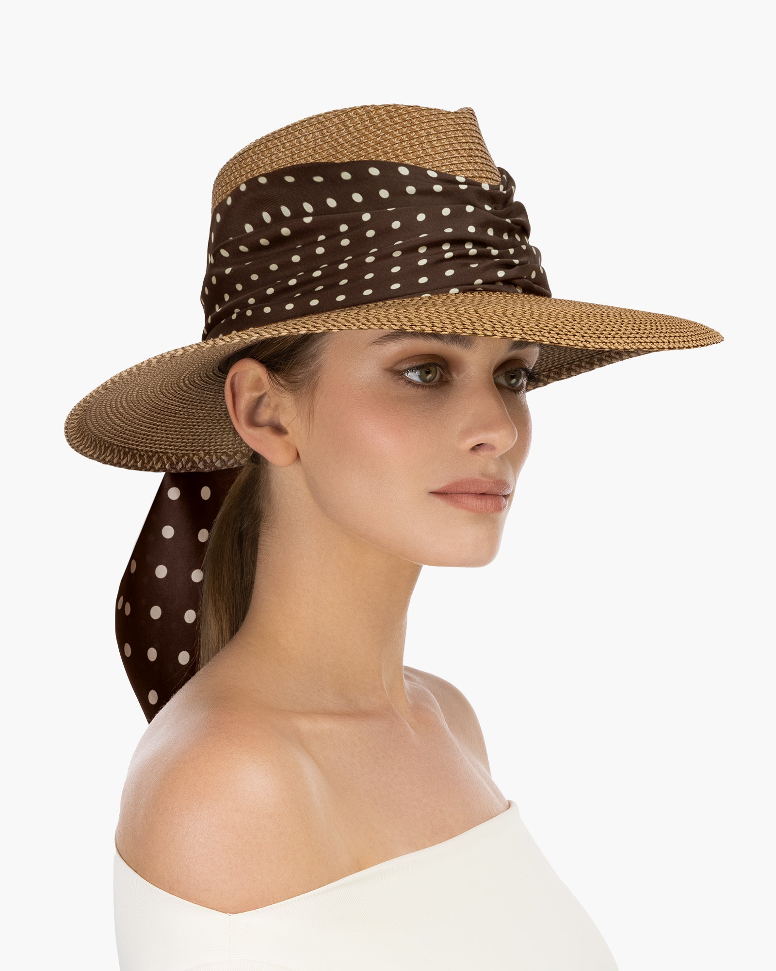 Marella Natural/Chocolate Dot Eric Javits