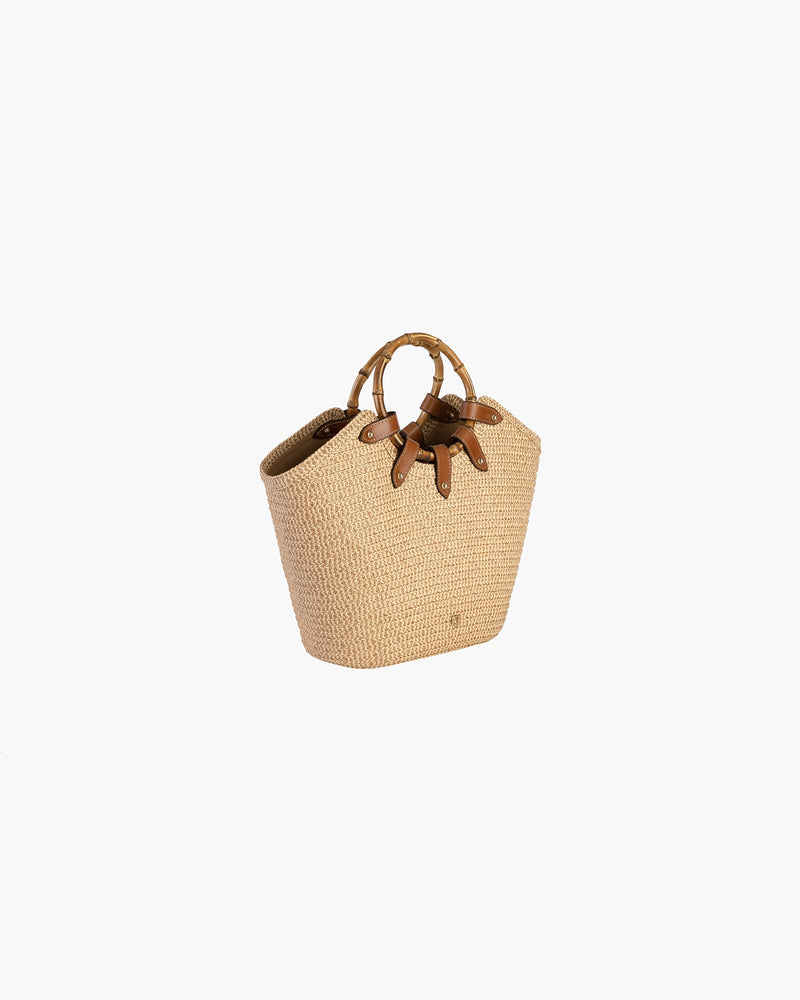 MY WAY JR STRAW BAG OriginalPeanut Eric Javits