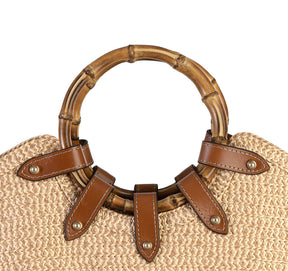 MY WAY JR STRAW BAG OriginalPeanut Eric Javits
