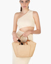 MY WAY JR STRAW BAG OriginalPeanut Eric Javits