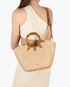 MY WAY JR STRAW BAG OriginalPeanut Eric Javits