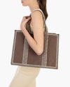 Cote d'Azur tote bag Cocoa Eric Javits