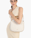 MY WAY STRAW BAG White Mix Eric Javit